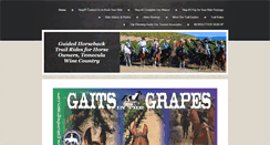Desktop Screenshot of gaitsinthegrapes.com