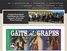 Tablet Screenshot of gaitsinthegrapes.com